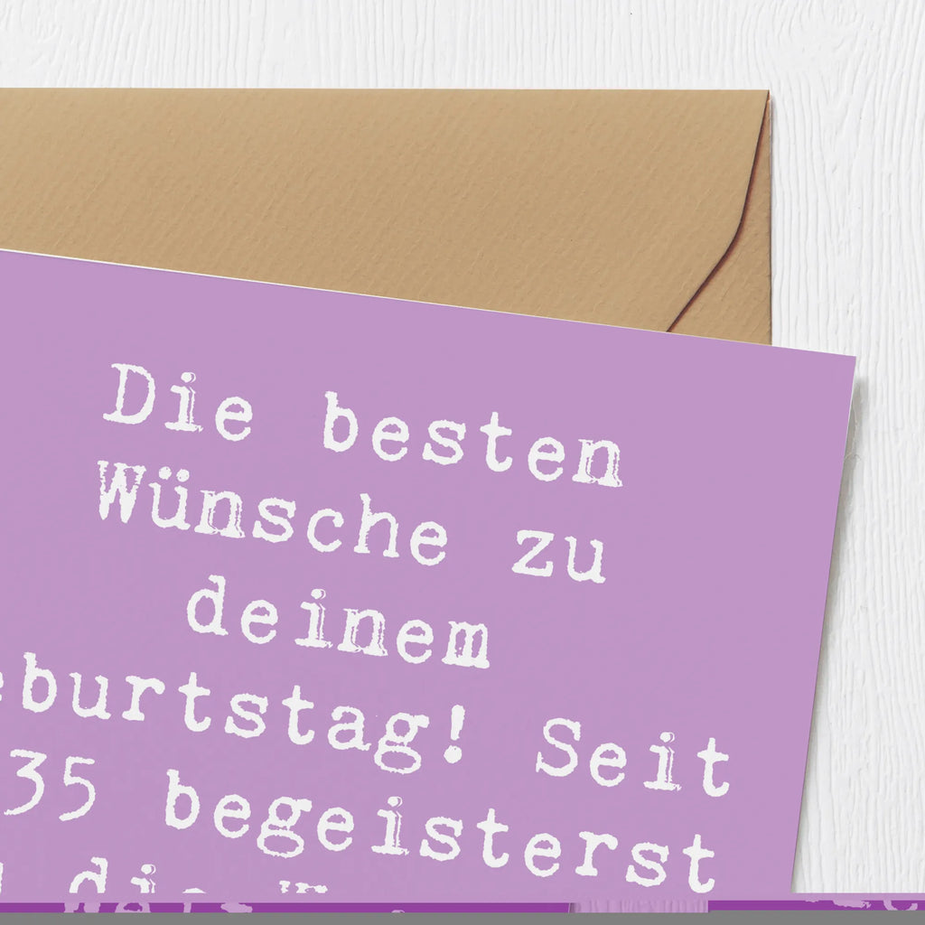 Deluxe Karte Spruch 1935 Geburtstag Glückwunschkarte, Hochwertige Klappkarte, Karte, Grußkarte, Einladungskarte, Klappkarte, Geburtstagskarte, Hochwertige Grußkarte, Hochzeitskarte, Geburtstag, Geburtstagsgeschenk, Geschenk