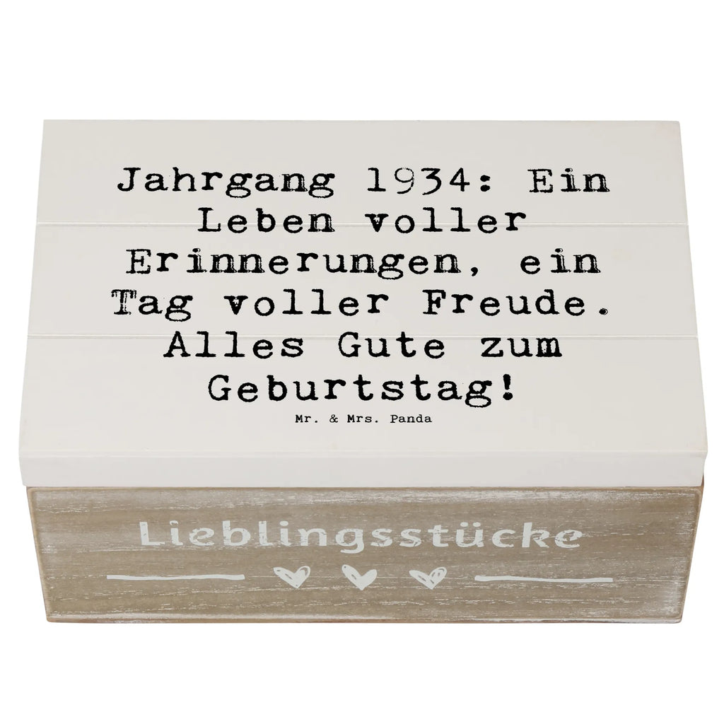 Holzkiste Spruch 1934 Geburtstag Erinnerungsbox, Dekokiste, Truhe, Erinnerungskiste, XXL, Geschenkbox, Aufbewahrungsbox, Geschenkdose, Kiste, Schatzkiste, Schatulle, Holzkiste, Geburtstag, Geburtstagsgeschenk, Geschenk