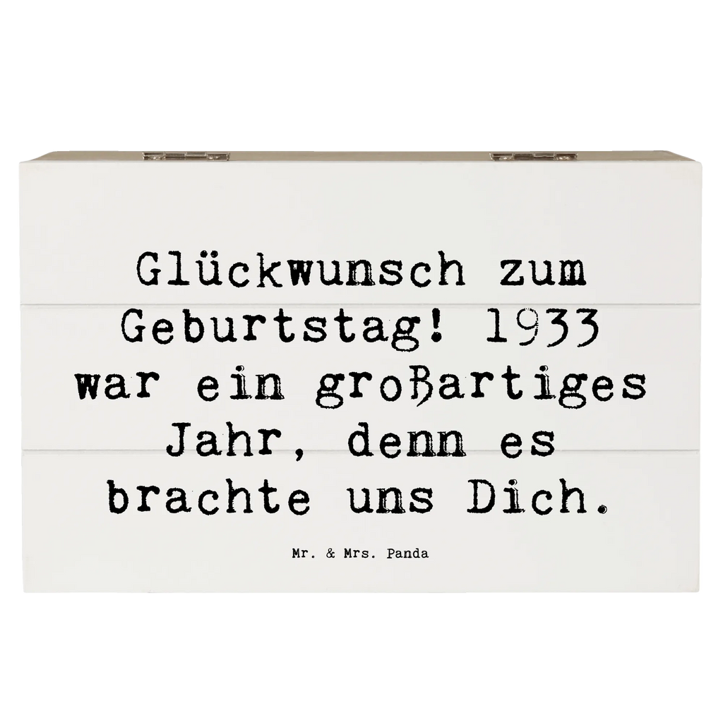 Holzkiste Spruch 1933 Geburtstag Aufbewahrungsbox, Geschenkdose, Kiste, Erinnerungsbox, Erinnerungskiste, Schatzkiste, Geschenkbox, Holzkiste, Dekokiste, XXL, Truhe, Schatulle, Geburtstag, Geburtstagsgeschenk, Geschenk