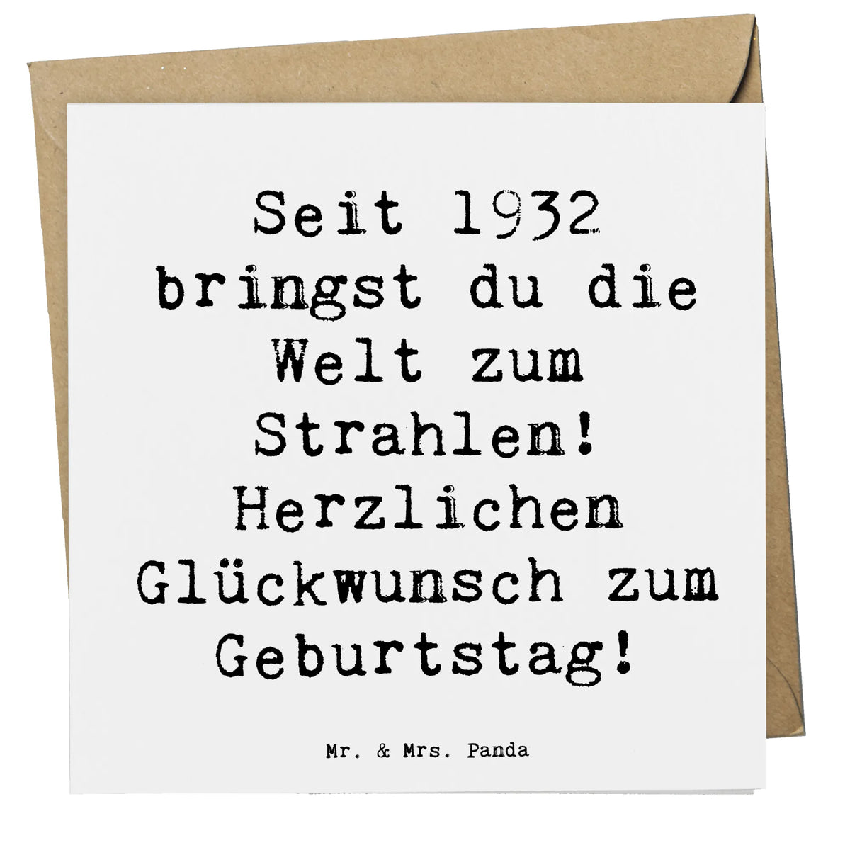 Deluxe Karte Spruch 1932 Geburtstag Strahlen anlasskarte, faltkarte, Klappkarte, Grußkarte, Glückwunschkarte, doppelkarte, Geschenk, Geburtstag, Geburtstagsgeschenk