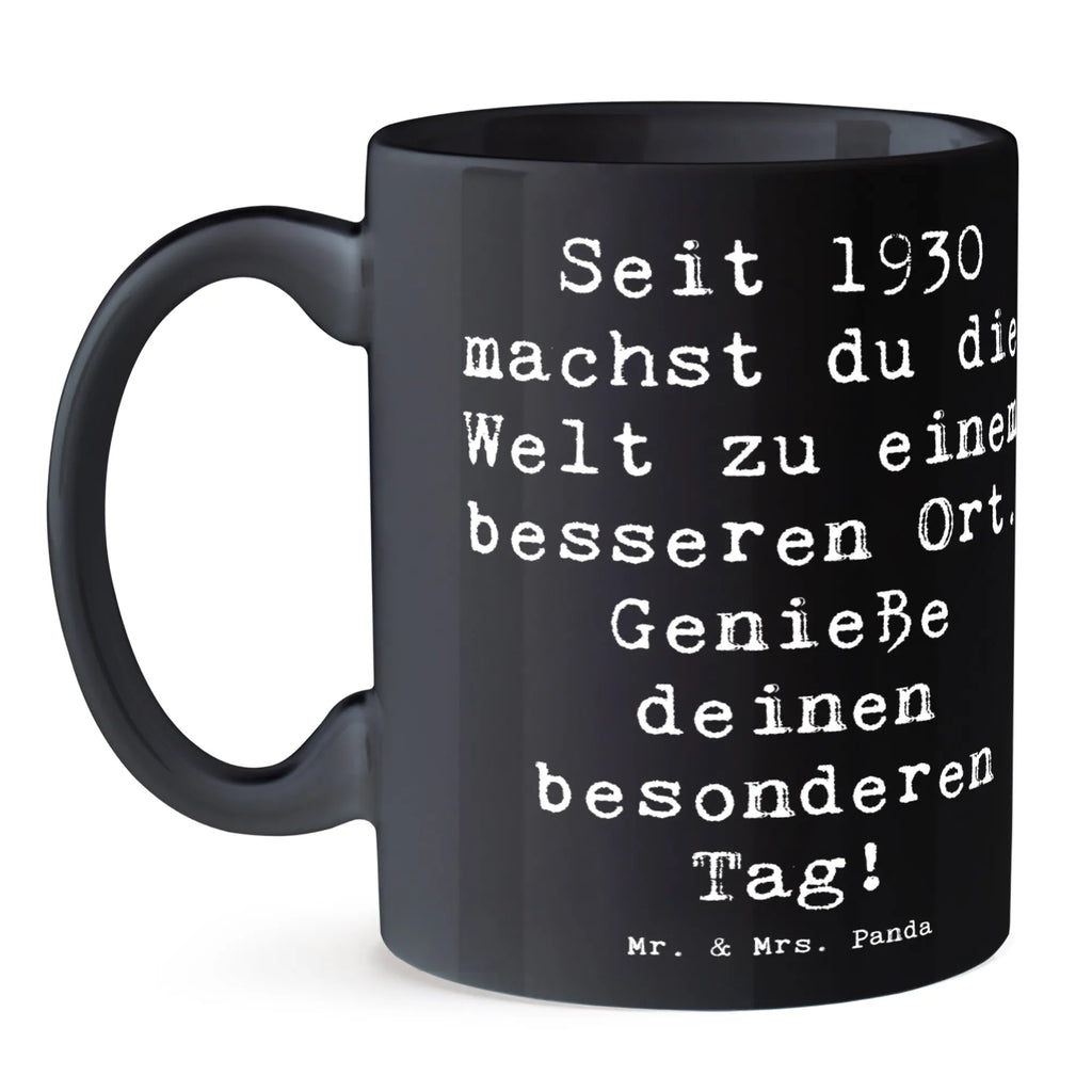 Tasse 1930 Geburtstag Porzellantasse, Tasse mit Motiven, Tasse mit Zitaten, Keramiktasse, Geschenktasse, Tasse, Bürotasse, Teetasse, Kaffeetasse, Geburtstag, Geburtstagsgeschenk, Geschenk