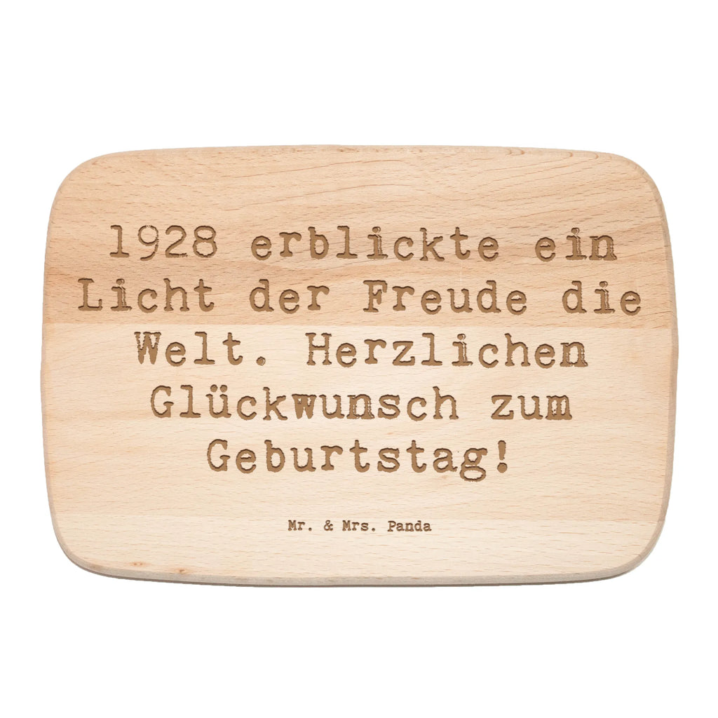 Śniadaniowa deska Przysłowie 1928 erblickte ein Licht der Freude die Welt. Herzlichen Glückwunsch zum Geburtstag! Urodziny, prezent urodzinowy, prezent