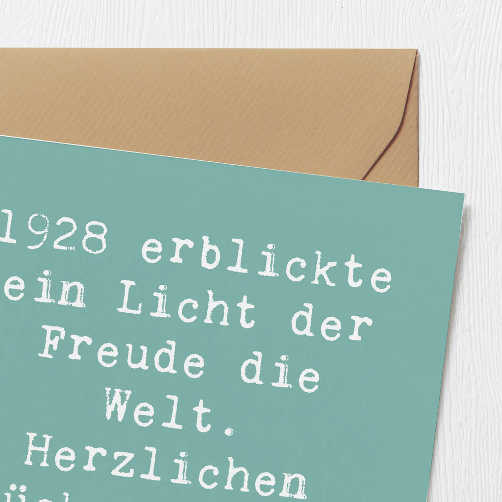 Deluxe Karte Spruch 1928 Geburtstag Freude Geburtstagskarte, Karte, Klappkarte, Einladungskarte, Hochzeitskarte, Hochwertige Grußkarte, Grußkarte, Glückwunschkarte, Hochwertige Klappkarte, Geburtstag, Geburtstagsgeschenk, Geschenk