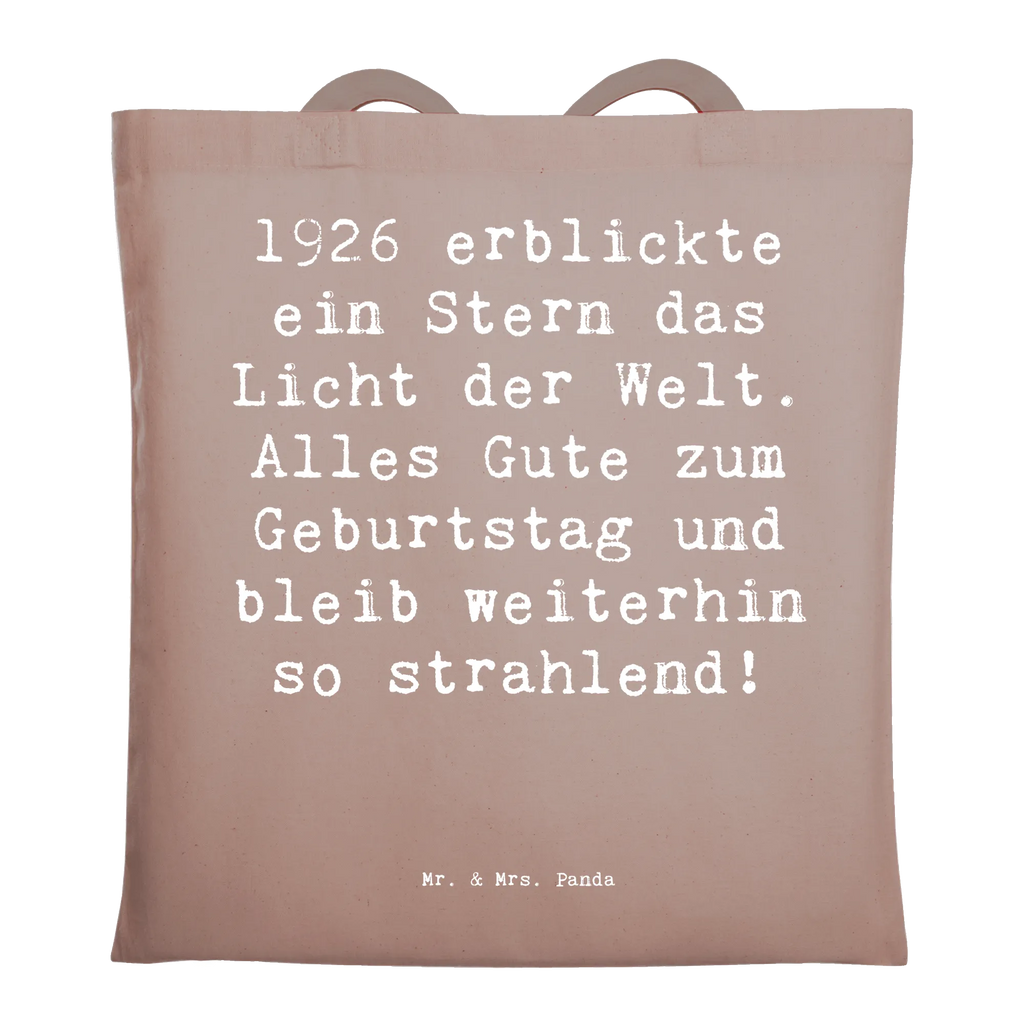 Tragetasche Spruch 1926 Geburtstag Stern Jutebeutel, Badetasche, Laptoptasche, Strandtasche, Einkaufstasche, Stoffbeutel, Stofftasche, Einkaufstüte, Beuteltasche, Umhängetasche, Beutel, Tasche, Tragetasche, Jutetasche, Shopper, Schultertasche, Geburtstag, Geburtstagsgeschenk, Geschenk