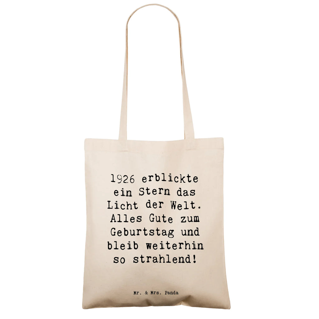 Tragetasche Spruch 1926 Geburtstag Stern Jutebeutel, Badetasche, Laptoptasche, Strandtasche, Einkaufstasche, Stoffbeutel, Stofftasche, Einkaufstüte, Beuteltasche, Umhängetasche, Beutel, Tasche, Tragetasche, Jutetasche, Shopper, Schultertasche, Geburtstag, Geburtstagsgeschenk, Geschenk