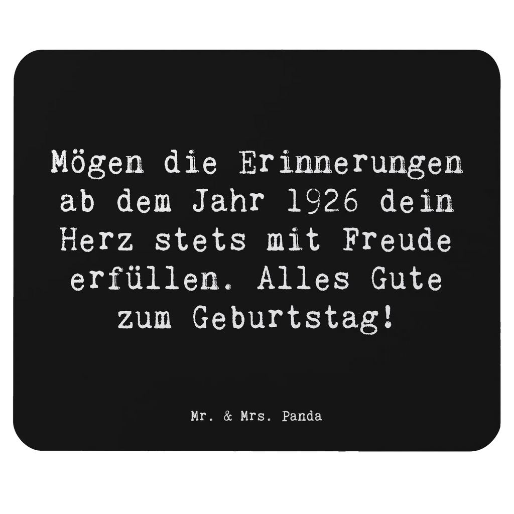 Mouse mat Saying Mögen die Erinnerungen ab dem Jahr 1926 dein Herz stets mit Freude erfüllen. Alles Gute zum Geburtstag! PC Zubehör, Büroausstattung, Arbeitszimmer, Designer Mauspad, Mausunterlage, Mauspad Büro, Mauspad, Mousepad, Computer zubehör, Einzigartiges Mauspad, Geburtstag, Geburtstagsgeschenk, Geschenk