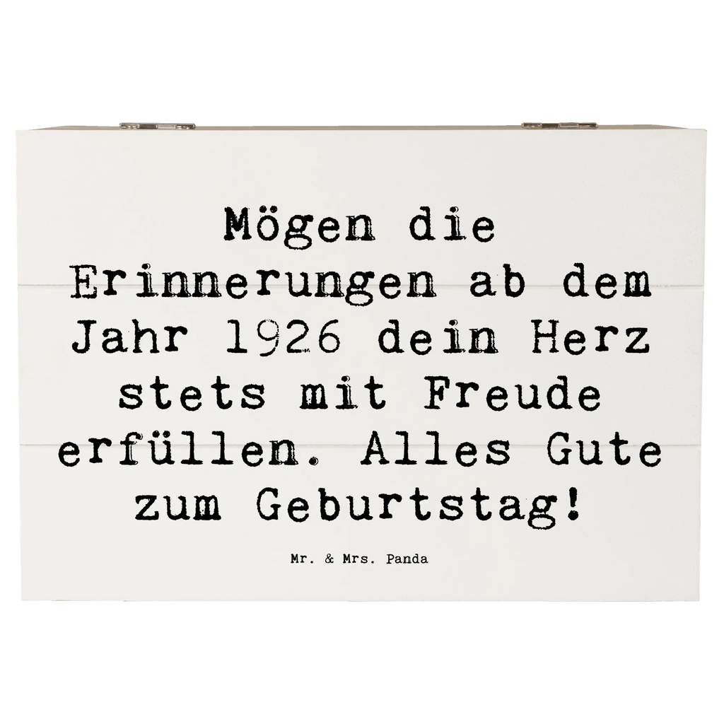Holzkiste Spruch 1926 Geburtstag Schatulle, Erinnerungskiste, XXL, Dekokiste, Geschenkbox, Geschenkdose, Erinnerungsbox, Aufbewahrungsbox, Truhe, Kiste, Holzkiste, Schatzkiste, Geburtstag, Geburtstagsgeschenk, Geschenk