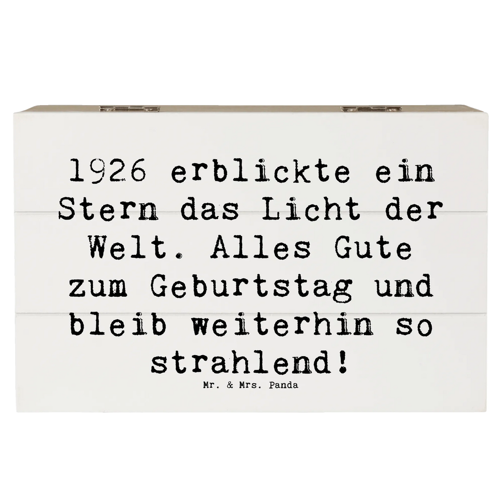 Holzkiste Spruch 1926 Geburtstag Stern Geschenkdose, Geschenkbox, Schatulle, Aufbewahrungsbox, Erinnerungsbox, Truhe, Holzkiste, Schatzkiste, Dekokiste, Erinnerungskiste, XXL, Kiste, Geburtstag, Geburtstagsgeschenk, Geschenk