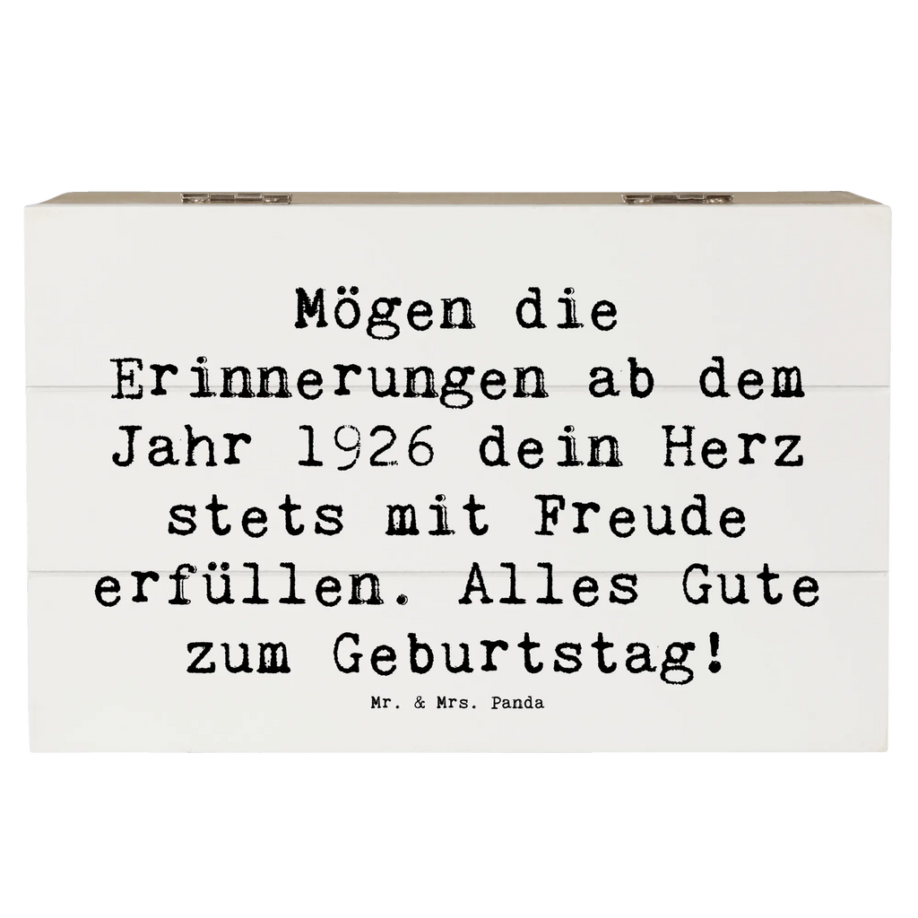 Holzkiste Spruch 1926 Geburtstag Schatulle, Erinnerungskiste, XXL, Dekokiste, Geschenkbox, Geschenkdose, Erinnerungsbox, Aufbewahrungsbox, Truhe, Kiste, Holzkiste, Schatzkiste, Geburtstag, Geburtstagsgeschenk, Geschenk