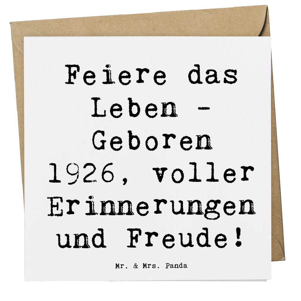 Deluxe Karte Spruch 1926 Geburtstag Einladungskarte, Klappkarte, Karte, Hochwertige Klappkarte, Hochzeitskarte, Glückwunschkarte, Grußkarte, Hochwertige Grußkarte, Geburtstagskarte, Geburtstag, Geburtstagsgeschenk, Geschenk