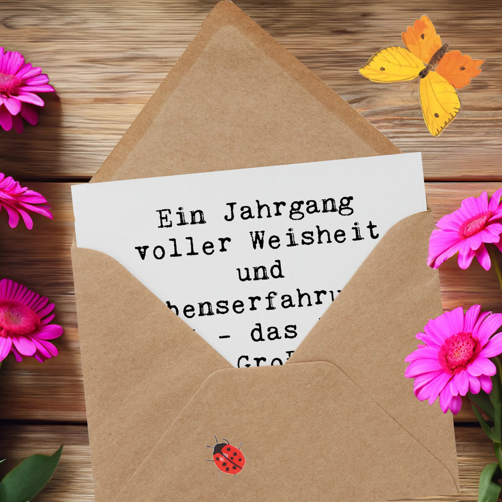 Deluxe Card Saying Ein Jahrgang voller Weisheit und Lebenserfahrung. 1925 - das Jahr, in dem Großartiges geboren wurde. Alles Liebe zum Geburtstag! Karte, Geburtstagskarte, Glückwunschkarte, Klappkarte, Hochwertige Klappkarte, Grußkarte, Hochwertige Grußkarte, Hochzeitskarte, Einladungskarte, Geburtstag, Geburtstagsgeschenk, Geschenk