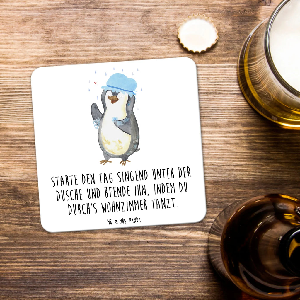 Untersetzer Set Pinguin Duschen Getränke-Coaster, Tischschutzuntersetzer, Untersetzer für Gläser, Untersetzer Motiv, Becheruntersetzer, Tassenuntersetzer, Tischuntersetzer, Umweltfreundlicher Untersetzer, Handgemachter Untersetzer, Hitzebeständiger Untersetzer, Untersetzer Set, Untersetzer Eckig, Nachhaltiger Untersetzer, Design-Untersetzer, Rutschfester Untersetzer, Coaster, Untersetzer Rund, Untersetzer, Untersetzer für Tassen, Glasuntersetzer, Getränke­sauguntersetzer, Kunststoffuntersetzer, Untersetzer Für Getränke, Underlay Für Getränke, Getränkeuntersetzer, Dekoruntersetzer, Untersetzer für Becher, Universaluntersetzer, Pinguin, glücklich sein, Lebensmotto, Pinguine, Neuanfang, Neustart, Dusche, duschen, Motivation