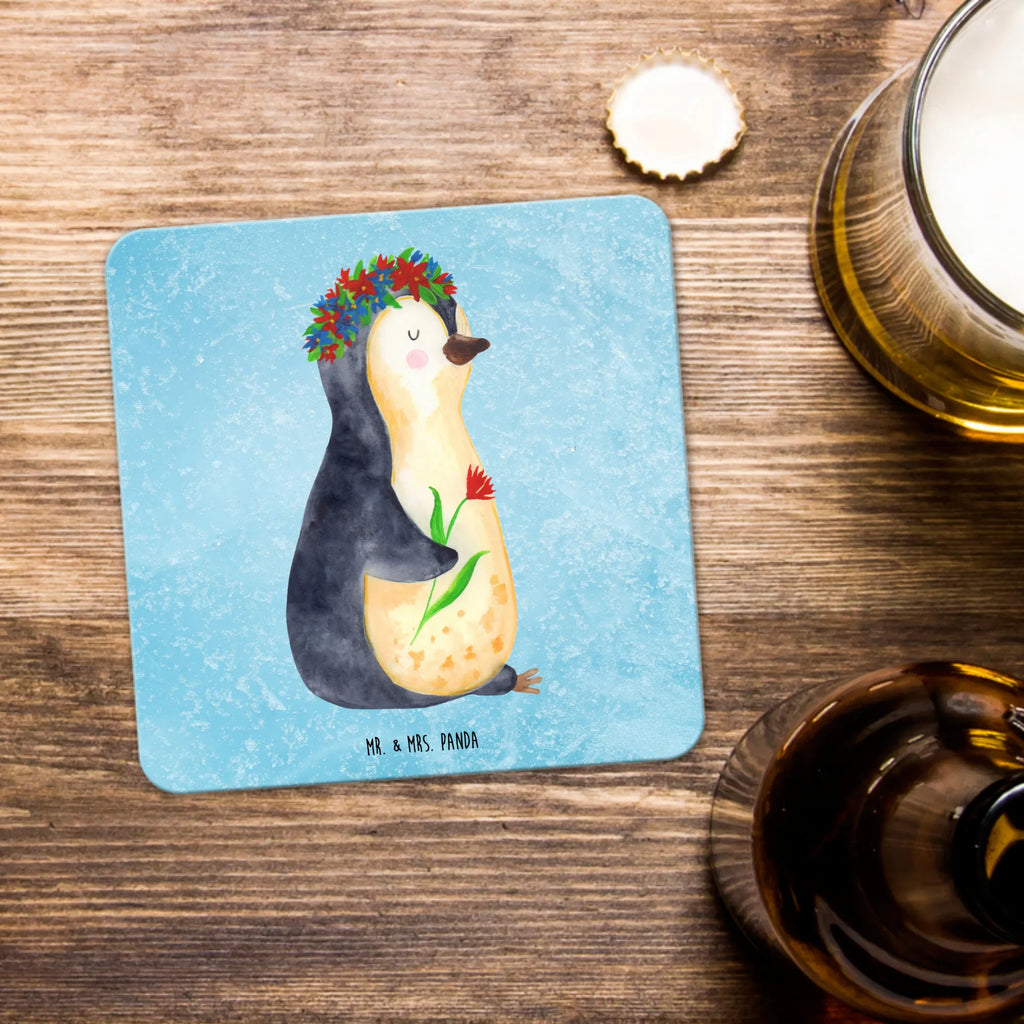 Untersetzer Set Pinguin Blumen Kunststoffuntersetzer, Underlay Für Getränke, Untersetzer Eckig, Becheruntersetzer, Untersetzer Für Getränke, Dekoruntersetzer, Untersetzer Set, Umweltfreundlicher Untersetzer, Untersetzer für Gläser, Nachhaltiger Untersetzer, Untersetzer für Tassen, Getränke-Coaster, Rutschfester Untersetzer, Handgemachter Untersetzer, Untersetzer, Universaluntersetzer, Getränkeuntersetzer, Tassenuntersetzer, Untersetzer für Becher, Untersetzer Motiv, Hitzebeständiger Untersetzer, Glasuntersetzer, Tischschutzuntersetzer, Untersetzer Rund, Getränke­sauguntersetzer, Design-Untersetzer, Coaster, Tischuntersetzer, Pinguin, Liebeskummer, Wünsche, Lebenslust, Leben, Motivation, Pinguine, Lebensziele, Universum, Ziele, Geschenkidee, Blumenkranz