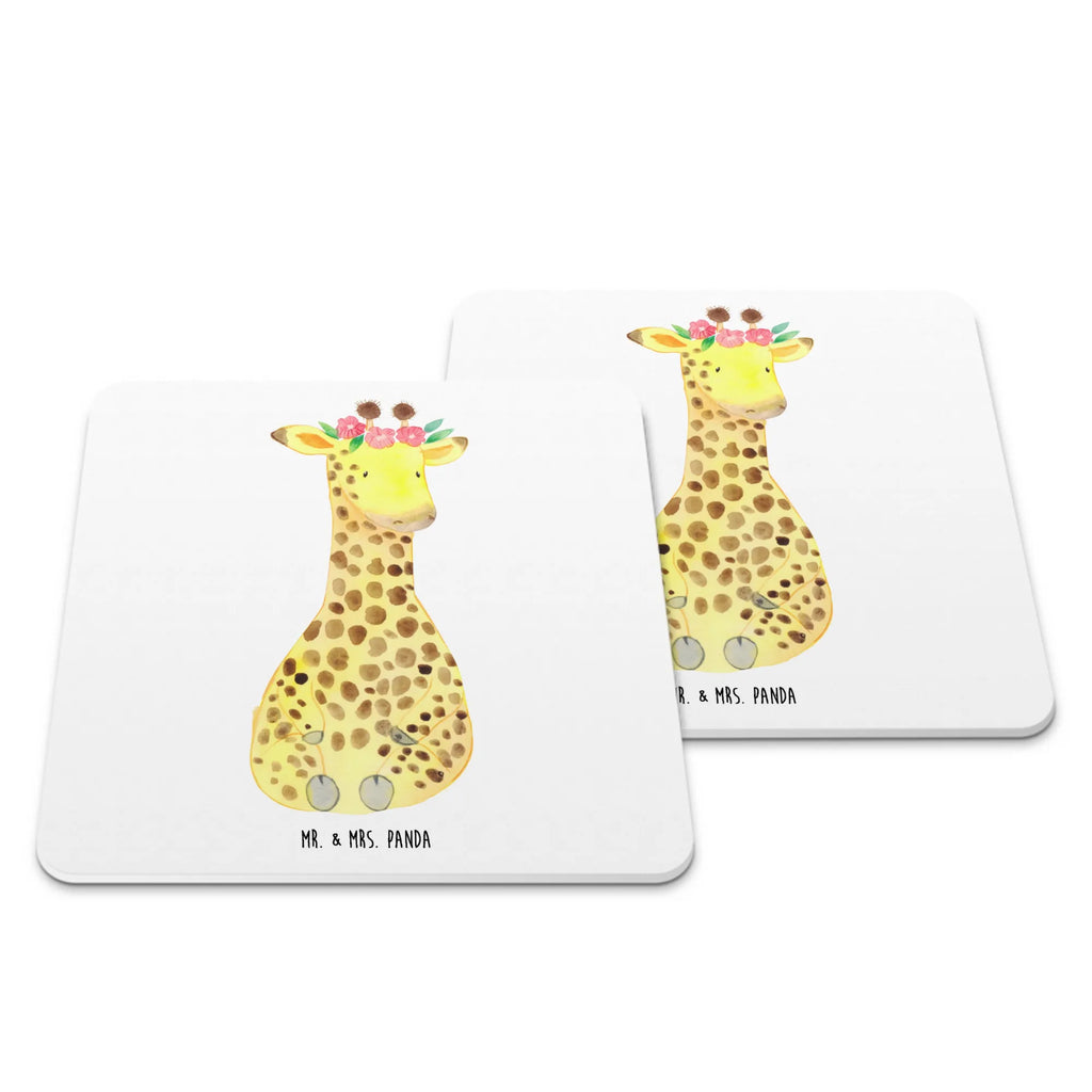 Coaster Set giraffe flower wreath Getränkeuntersetzer, Hitzebeständiger Untersetzer, Untersetzer Set, Untersetzer Eckig, Untersetzer für Gläser, Glasuntersetzer, Untersetzer für Tassen, Untersetzer Motiv, Coaster, Handgemachter Untersetzer, Untersetzer Rund, Untersetzer, Tassenuntersetzer, Tischuntersetzer, Afrika, Wildtiere, Selbstliebe, Blumenkranz, Giraffe, Abenteurer, Freundin