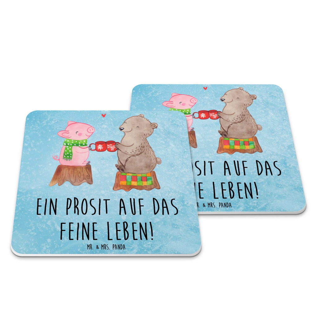 Coaster Set Glowing Pig Bash Getränkeuntersetzer, Kunststoffuntersetzer, Tischuntersetzer, Untersetzer für Becher, Dekoruntersetzer, Untersetzer für Gläser, Tischschutzuntersetzer, Hitzebeständiger Untersetzer, Untersetzer, Glasuntersetzer, Untersetzer Rund, Untersetzer Motiv, Untersetzer Eckig, Untersetzer Für Getränke, Getränke-Coaster, Untersetzer für Tassen, Universaluntersetzer, Umweltfreundlicher Untersetzer, Underlay Für Getränke, Coaster, Rutschfester Untersetzer, Nachhaltiger Untersetzer, Tassenuntersetzer, Untersetzer Set, Handgemachter Untersetzer, Design-Untersetzer, Becheruntersetzer, Getränke­sauguntersetzer, Winter, Weihnachten, Weihnachtsdeko, Nikolaus, Advent, Heiligabend, Wintermotiv, Schwein, Bär, Alles Gute, Prost, Weihnachtszeit