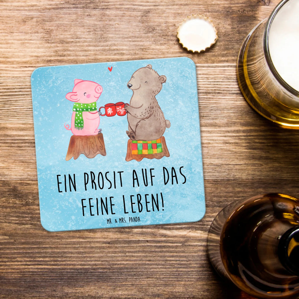 Coaster Set Glowing Pig Bash Getränkeuntersetzer, Kunststoffuntersetzer, Tischuntersetzer, Untersetzer für Becher, Dekoruntersetzer, Untersetzer für Gläser, Tischschutzuntersetzer, Hitzebeständiger Untersetzer, Untersetzer, Glasuntersetzer, Untersetzer Rund, Untersetzer Motiv, Untersetzer Eckig, Untersetzer Für Getränke, Getränke-Coaster, Untersetzer für Tassen, Universaluntersetzer, Umweltfreundlicher Untersetzer, Underlay Für Getränke, Coaster, Rutschfester Untersetzer, Nachhaltiger Untersetzer, Tassenuntersetzer, Untersetzer Set, Handgemachter Untersetzer, Design-Untersetzer, Becheruntersetzer, Getränke­sauguntersetzer, Winter, Weihnachten, Weihnachtsdeko, Nikolaus, Advent, Heiligabend, Wintermotiv, Schwein, Bär, Alles Gute, Prost, Weihnachtszeit