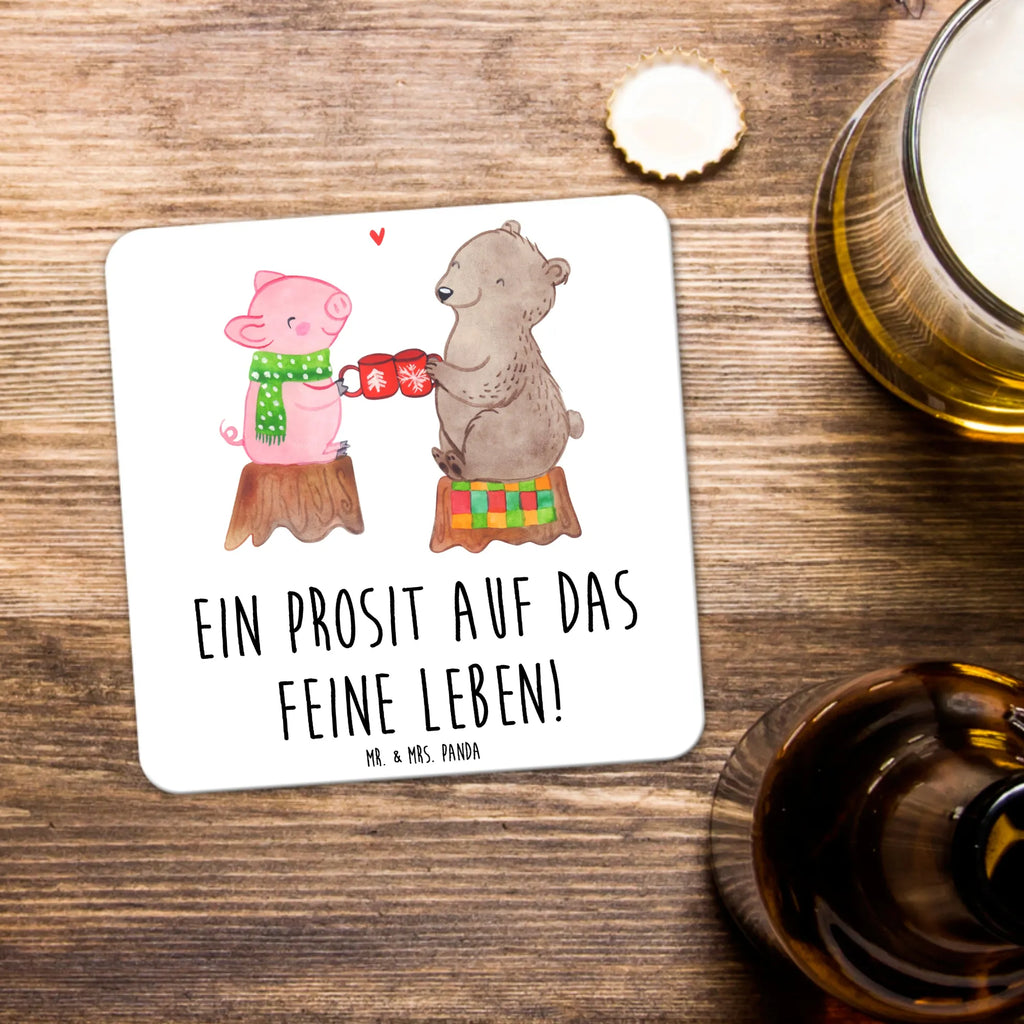 Coaster Set Glowing Pig Bash Getränkeuntersetzer, Kunststoffuntersetzer, Tischuntersetzer, Untersetzer für Becher, Dekoruntersetzer, Untersetzer für Gläser, Tischschutzuntersetzer, Hitzebeständiger Untersetzer, Untersetzer, Glasuntersetzer, Untersetzer Rund, Untersetzer Motiv, Untersetzer Eckig, Untersetzer Für Getränke, Getränke-Coaster, Untersetzer für Tassen, Universaluntersetzer, Umweltfreundlicher Untersetzer, Underlay Für Getränke, Coaster, Rutschfester Untersetzer, Nachhaltiger Untersetzer, Tassenuntersetzer, Untersetzer Set, Handgemachter Untersetzer, Design-Untersetzer, Becheruntersetzer, Getränke­sauguntersetzer, Winter, Weihnachten, Weihnachtsdeko, Nikolaus, Advent, Heiligabend, Wintermotiv, Schwein, Bär, Alles Gute, Prost, Weihnachtszeit