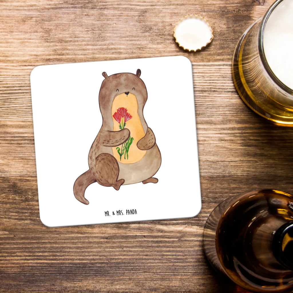 Coaster Set otter Bunch of flowers Untersetzer Motiv, Tassenuntersetzer, Untersetzer für Tassen, Untersetzer, Untersetzer Set, Glasuntersetzer, Hitzebeständiger Untersetzer, Getränkeuntersetzer, Untersetzer Eckig, Handgemachter Untersetzer, Tischuntersetzer, Coaster, Untersetzer für Gläser, Untersetzer Rund, Otter, Fischotter, Seeotter, Otter Seeotter See Otter