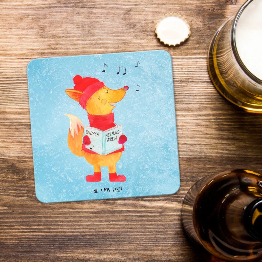 Untersetzer Set Fuchs Sänger Untersetzer für Gläser, Hitzebeständiger Untersetzer, Tassenuntersetzer, Glasuntersetzer, Tischuntersetzer, Untersetzer Rund, Untersetzer für Tassen, Untersetzer Eckig, Untersetzer Set, Coaster, Handgemachter Untersetzer, Untersetzer Motiv, Untersetzer, Getränkeuntersetzer, Nikolaus, Advent, Wintermotiv, Winter, Weihnachten, Weihnachtsdeko, Heiligabend, Füchse, Weihnachtslieder, Geschenk Sänger, Singen, Sänger, Fuchs