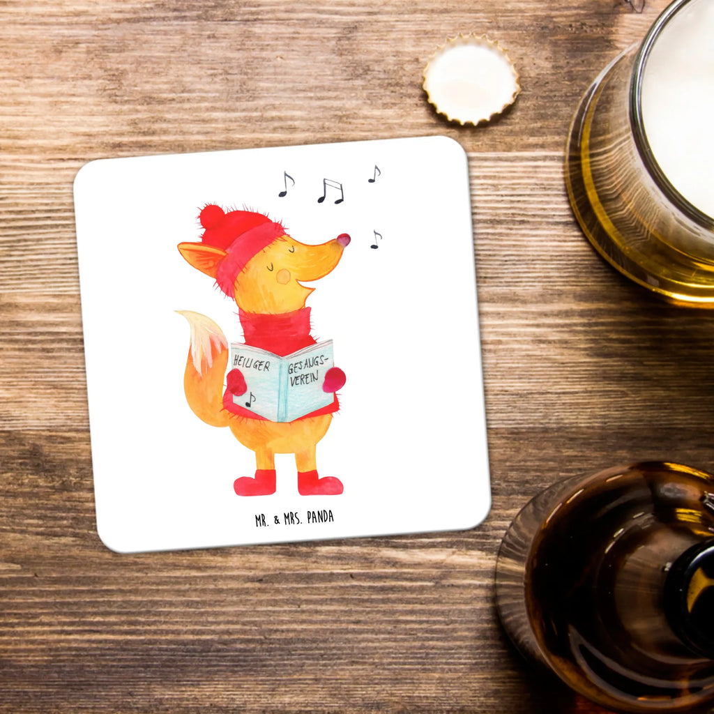 Untersetzer Set Fuchs Sänger Untersetzer für Gläser, Hitzebeständiger Untersetzer, Tassenuntersetzer, Glasuntersetzer, Tischuntersetzer, Untersetzer Rund, Untersetzer für Tassen, Untersetzer Eckig, Untersetzer Set, Coaster, Handgemachter Untersetzer, Untersetzer Motiv, Untersetzer, Getränkeuntersetzer, Nikolaus, Advent, Wintermotiv, Winter, Weihnachten, Weihnachtsdeko, Heiligabend, Füchse, Weihnachtslieder, Geschenk Sänger, Singen, Sänger, Fuchs