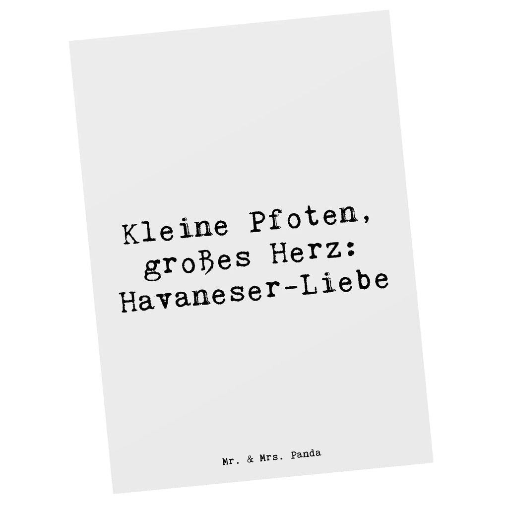 Postcard Saying Kleine Pfoten, großes Herz: Havaneser-Liebe Einladungskarten Geburtstag, Geburtstagskarte, Ansichtskarten, Dankeskarte, Karte, Postkarte, Grußkarte, Einladung, Ansichtskarte, Einladungskarte, Einladung Geburtstag, Geschenkkarte, Hund, Hunderasse, Rassehund, Hundebesitzer, Geschenk, Tierfreund, Schenken, Welpe