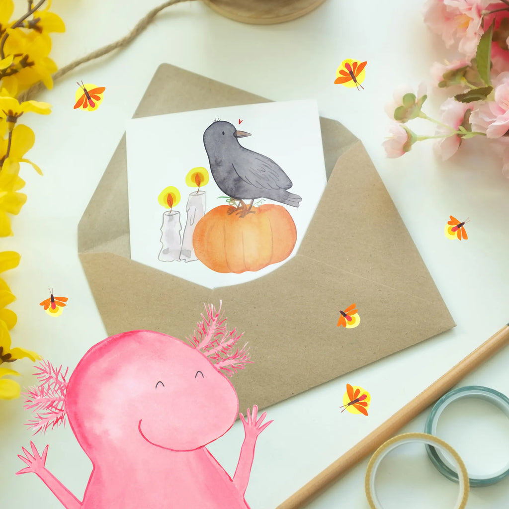 Greetings card Seit dem letzten Herbst bin ich sowas von bereit für den Herbst! Geburtstagskarte, Karte, Einladungskarte, Ansichtskarten, Hochzeitskarte, Glückwunschkarte, Grußkarte, Klappkarte, Halloween, Deko, Martinssingen, Dekoration, Geschenke, Schenken