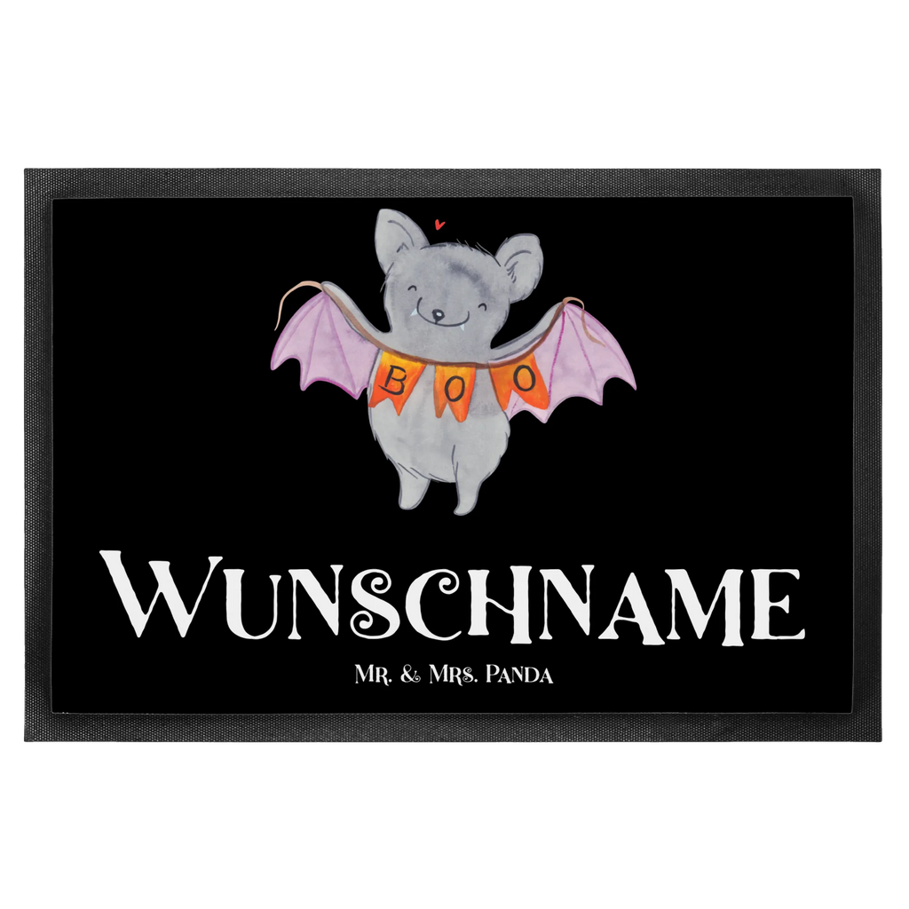 Personalisierte Fußmatte Fledermaus Boo Haustürmatte personalisiert, Wunschnamen, Fußmatte bedrucken, Personalisierte Fußmatte, Bedrucken, Personalisieruung, Fußmatte mit Namen, Namensfussmatte, Türvorleger mit Namen, Türvorleger personalisiert, Personalisiert, Halloween, Deko, Martinssingen, Dekoration, Geschenke, Schenken