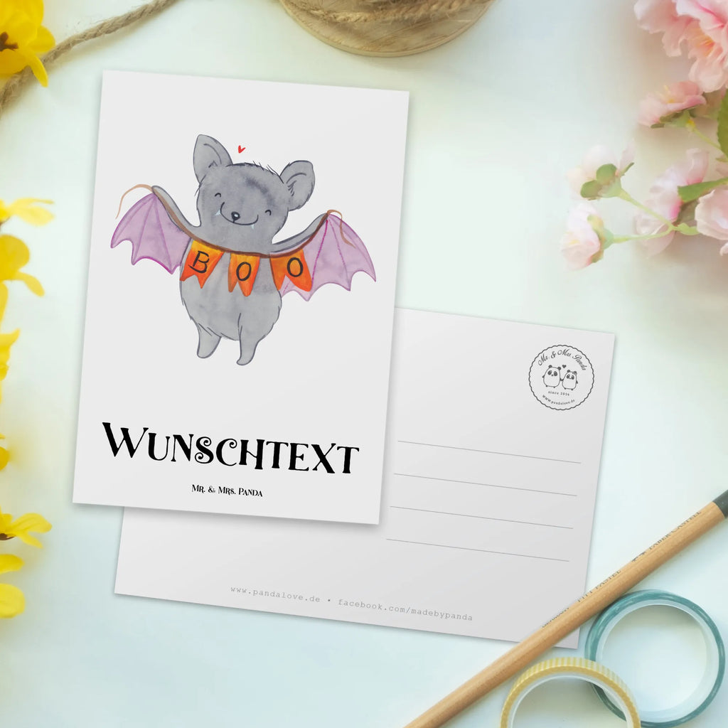 Personalised postcard Bat Boo Postkarte bedrucken, Karte mit Wunschtext, Grußkarte mit Wunschtext, Ansichtskarte mit Wunschtext, Postkarte personalisierbar, Einladung mit Namen, Geschenkkarte mit Namen, Postkarte mit Wunschtext, Ansichtskarte mit Namen, Grußkarte mit Namen, Postkarte mit Namen, Geschenkkarte mit Wunschtext, Einladung mit Wunschtext, Karte mit Namen, Halloween, Deko, Martinssingen, Dekoration, Geschenke, Schenken