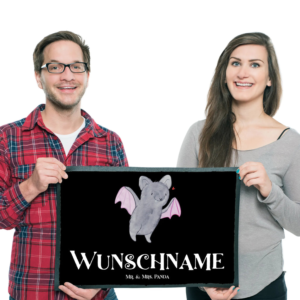 Personalized doormat Bat Frighten Türvorleger mit Namen, Haustürmatte personalisiert, Personalisieruung, Personalisierte Fußmatte, Bedrucken, Fußmatte bedrucken, Wunschnamen, Türvorleger personalisiert, Personalisiert, Namensfussmatte, Fußmatte mit Namen, Halloween, Deko, Martinssingen, Dekoration, Geschenke, Schenken