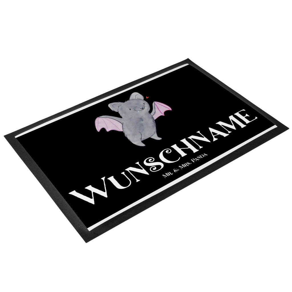 Personalized doormat Bat Frighten Türvorleger mit Namen, Haustürmatte personalisiert, Personalisieruung, Personalisierte Fußmatte, Bedrucken, Fußmatte bedrucken, Wunschnamen, Türvorleger personalisiert, Personalisiert, Namensfussmatte, Fußmatte mit Namen, Halloween, Deko, Martinssingen, Dekoration, Geschenke, Schenken