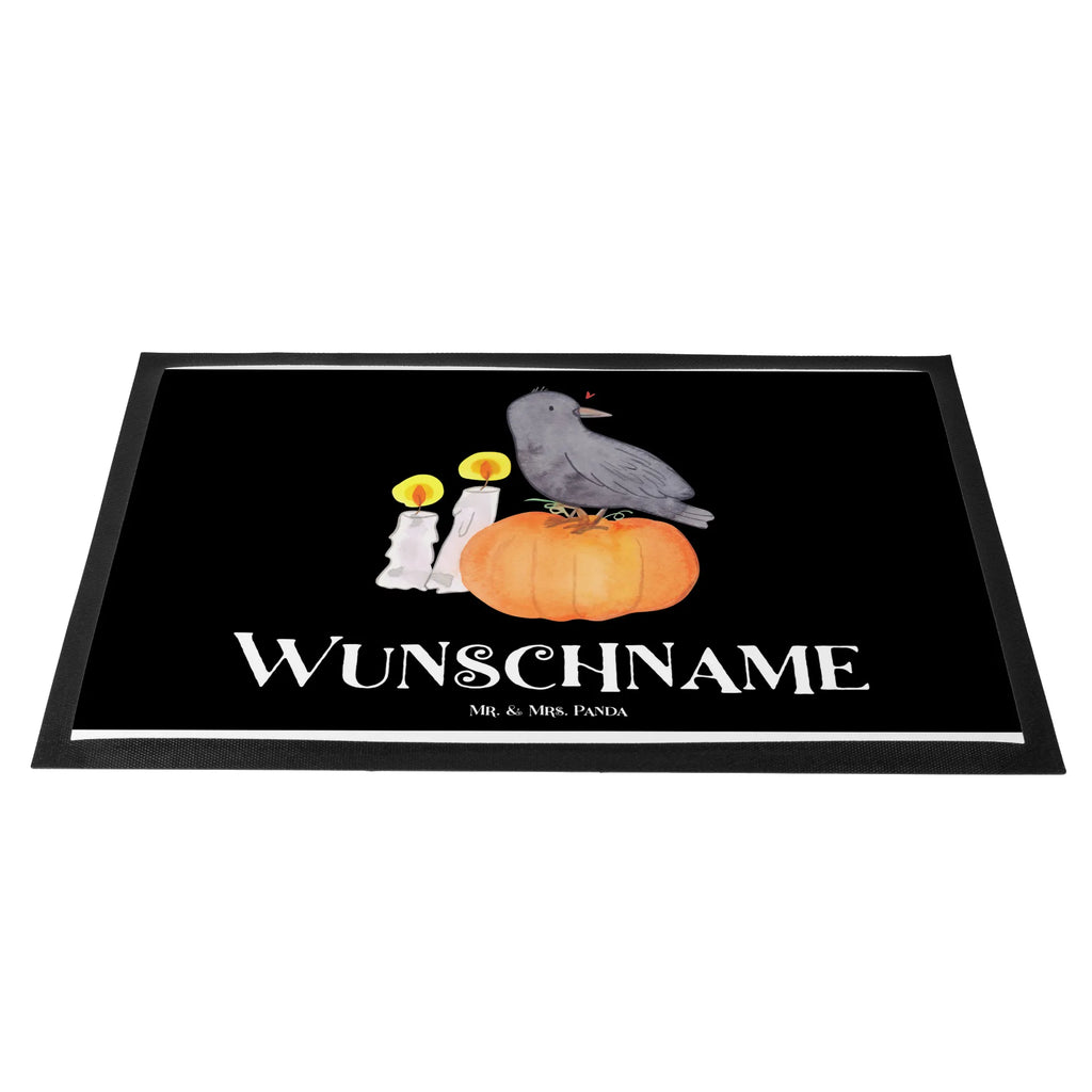Personalisierte Fußmatte Krähe Halloween Fußmatte bedrucken, Türvorleger mit Namen, Bedrucken, Wunschnamen, Personalisieruung, Namensfussmatte, Haustürmatte personalisiert, Fußmatte mit Namen, Türvorleger personalisiert, Personalisierte Fußmatte, Personalisiert, Halloween, Deko, Martinssingen, Dekoration, Geschenke, Schenken