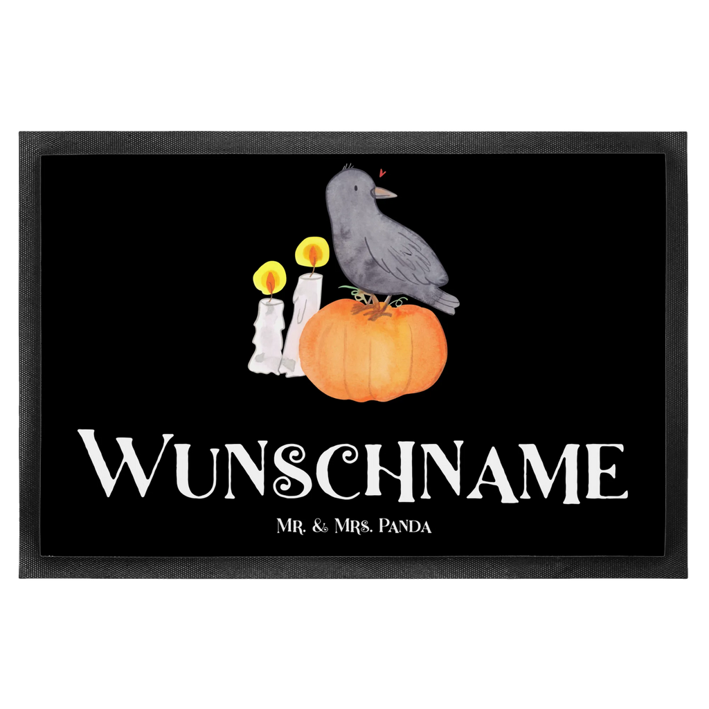 Personalisierte Fußmatte Krähe Halloween Fußmatte bedrucken, Türvorleger mit Namen, Bedrucken, Wunschnamen, Personalisieruung, Namensfussmatte, Haustürmatte personalisiert, Fußmatte mit Namen, Türvorleger personalisiert, Personalisierte Fußmatte, Personalisiert, Halloween, Deko, Martinssingen, Dekoration, Geschenke, Schenken