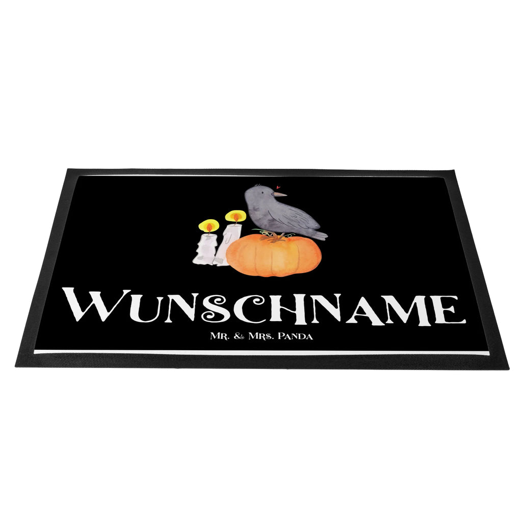 Personalisierte Fußmatte Krähe Halloween Fußmatte bedrucken, Türvorleger mit Namen, Bedrucken, Wunschnamen, Personalisieruung, Namensfussmatte, Haustürmatte personalisiert, Fußmatte mit Namen, Türvorleger personalisiert, Personalisierte Fußmatte, Personalisiert, Halloween, Deko, Martinssingen, Dekoration, Geschenke, Schenken