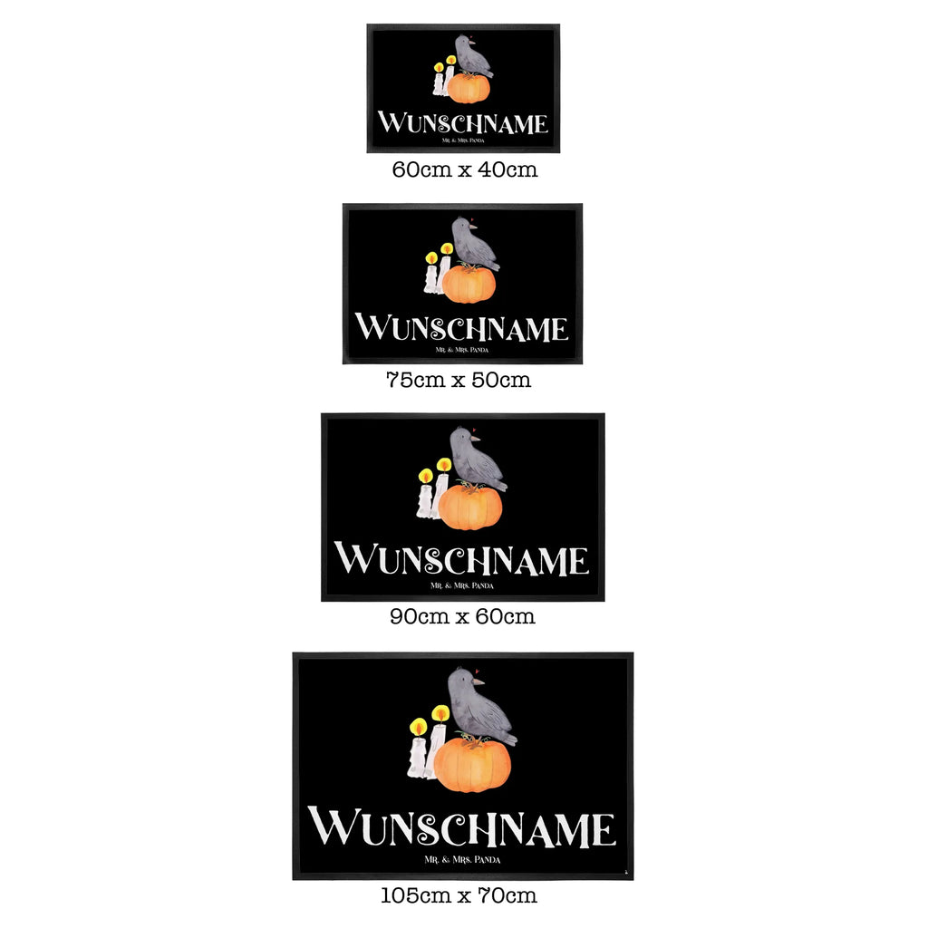 Personalisierte Fußmatte Krähe Halloween Fußmatte bedrucken, Türvorleger mit Namen, Bedrucken, Wunschnamen, Personalisieruung, Namensfussmatte, Haustürmatte personalisiert, Fußmatte mit Namen, Türvorleger personalisiert, Personalisierte Fußmatte, Personalisiert, Halloween, Deko, Martinssingen, Dekoration, Geschenke, Schenken