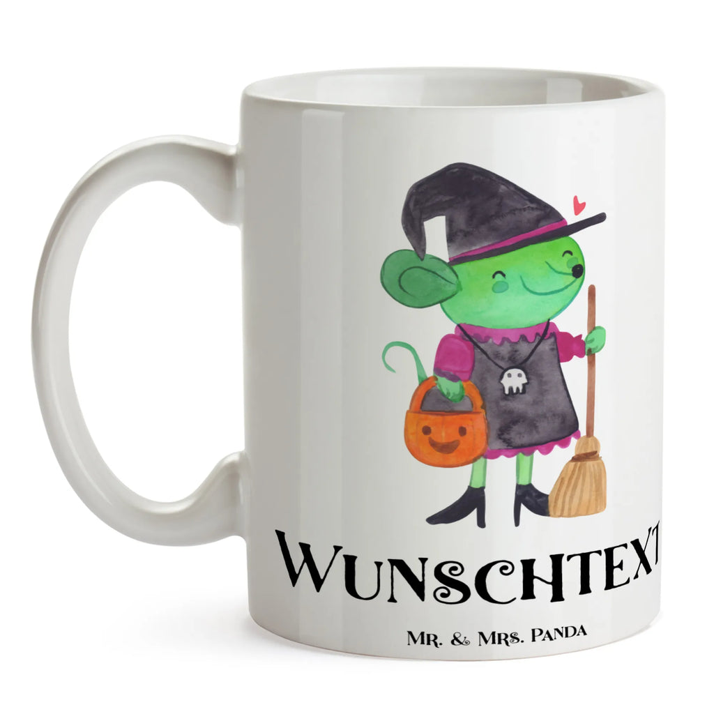 Personalised cup Mouse Witch Personalisiert, Tasse mit Namen, Namenstasse, Namen, Tasse, Wunschname, Drucken, Personalisierte Tasse, Halloween, Deko, Martinssingen, Dekoration, Geschenke, Schenken
