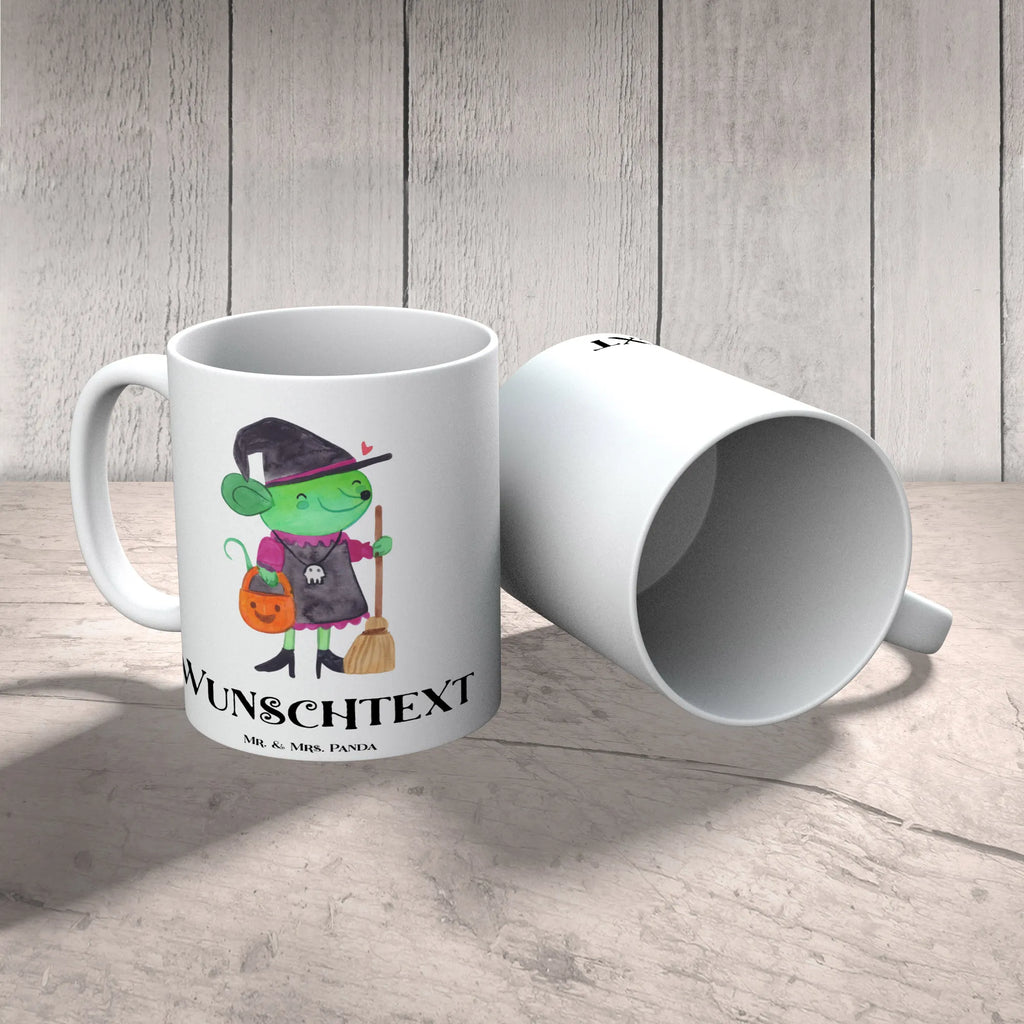 Personalised cup Mouse Witch Personalisiert, Tasse mit Namen, Namenstasse, Namen, Tasse, Wunschname, Drucken, Personalisierte Tasse, Halloween, Deko, Martinssingen, Dekoration, Geschenke, Schenken