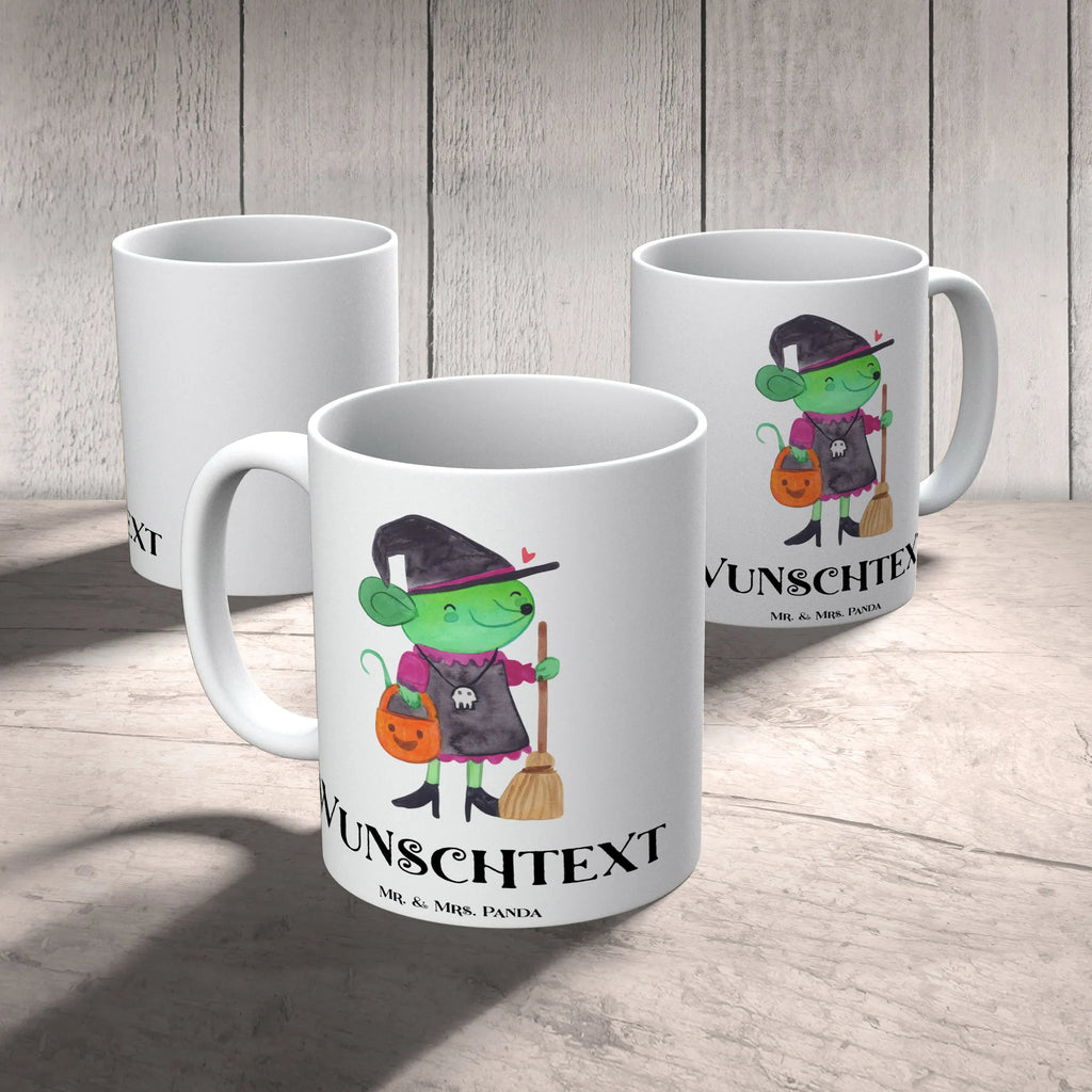 Personalised cup Mouse Witch Personalisiert, Tasse mit Namen, Namenstasse, Namen, Tasse, Wunschname, Drucken, Personalisierte Tasse, Halloween, Deko, Martinssingen, Dekoration, Geschenke, Schenken