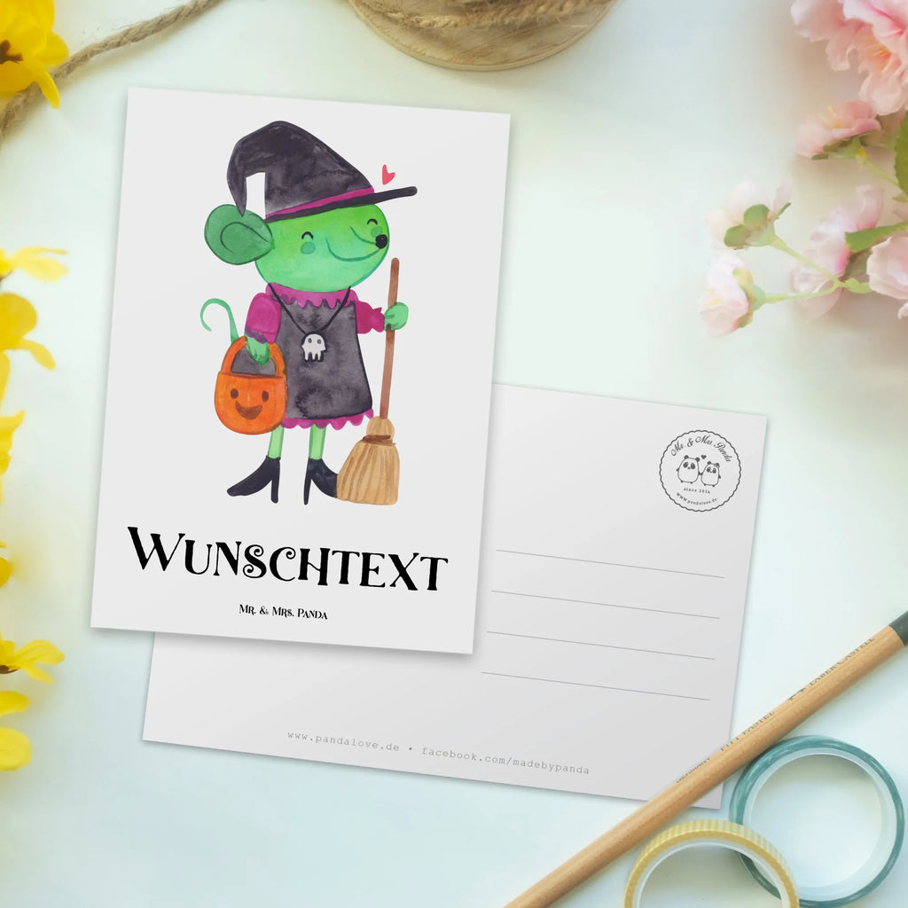 Personalisierte Postkarte Maus Hexe Ansichtskarte mit Wunschtext, Einladung mit Wunschtext, Karte mit Namen, Postkarte mit Namen, Postkarte bedrucken, Postkarte mit Wunschtext, Grußkarte mit Namen, Postkarte personalisierbar, Einladung mit Namen, Ansichtskarte mit Namen, Grußkarte mit Wunschtext, Karte mit Wunschtext, Geschenkkarte mit Namen, Geschenkkarte mit Wunschtext, Halloween, Deko, Martinssingen, Dekoration, Geschenke, Schenken