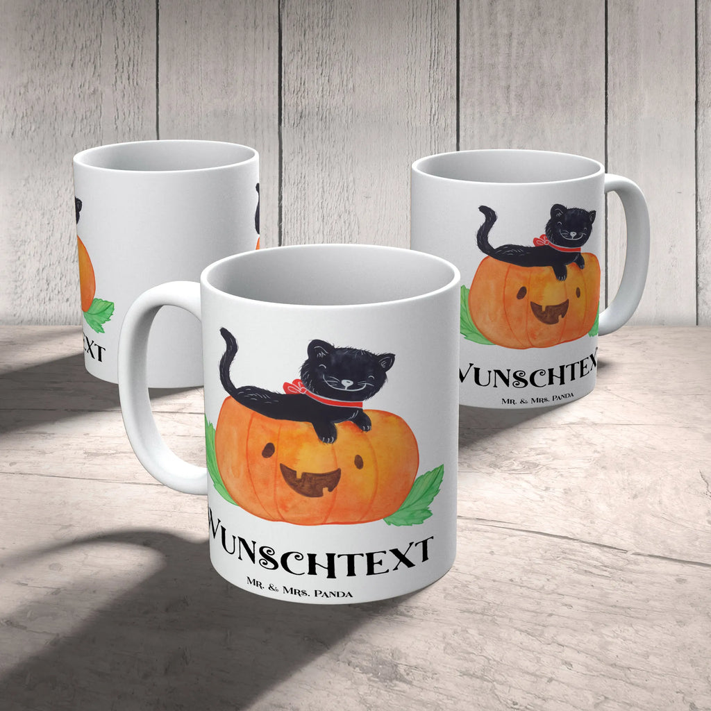 Personalisierte Tasse Schwarze Katze Tasse, Tasse mit Namen, Drucken, Namen, Personalisiert, Personalisierte Tasse, Namenstasse, Wunschname, Halloween, Deko, Martinssingen, Dekoration, Geschenke, Schenken