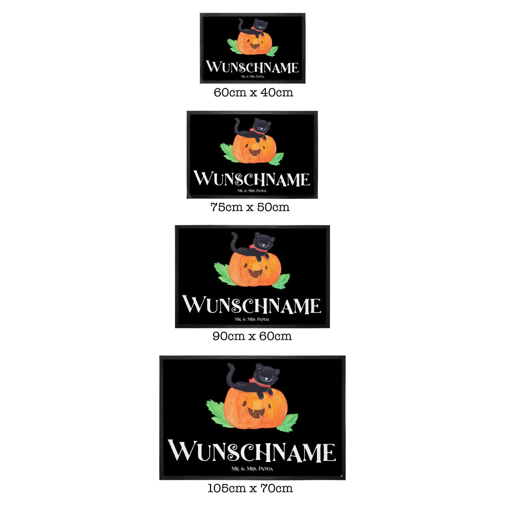 Personalized doormat Black Cat Fußmatte bedrucken, Namensfussmatte, Türvorleger personalisiert, Türvorleger mit Namen, Personalisiert, Haustürmatte personalisiert, Personalisierte Fußmatte, Personalisieruung, Bedrucken, Fußmatte mit Namen, Wunschnamen, Halloween, Deko, Martinssingen, Dekoration, Geschenke, Schenken