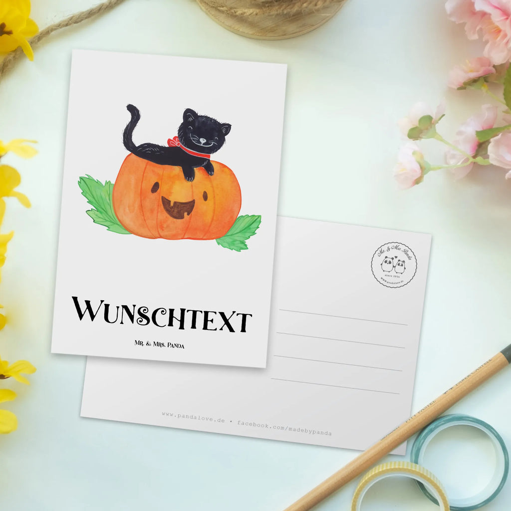 Personalisierte Postkarte Schwarze Katze Ansichtskarte mit Wunschtext, Karte mit Wunschtext, Postkarte mit Namen, Postkarte personalisierbar, Postkarte bedrucken, Postkarte mit Wunschtext, Grußkarte mit Namen, Ansichtskarte mit Namen, Grußkarte mit Wunschtext, Geschenkkarte mit Namen, Einladung mit Namen, Karte mit Namen, Geschenkkarte mit Wunschtext, Einladung mit Wunschtext, Halloween, Deko, Martinssingen, Dekoration, Geschenke, Schenken