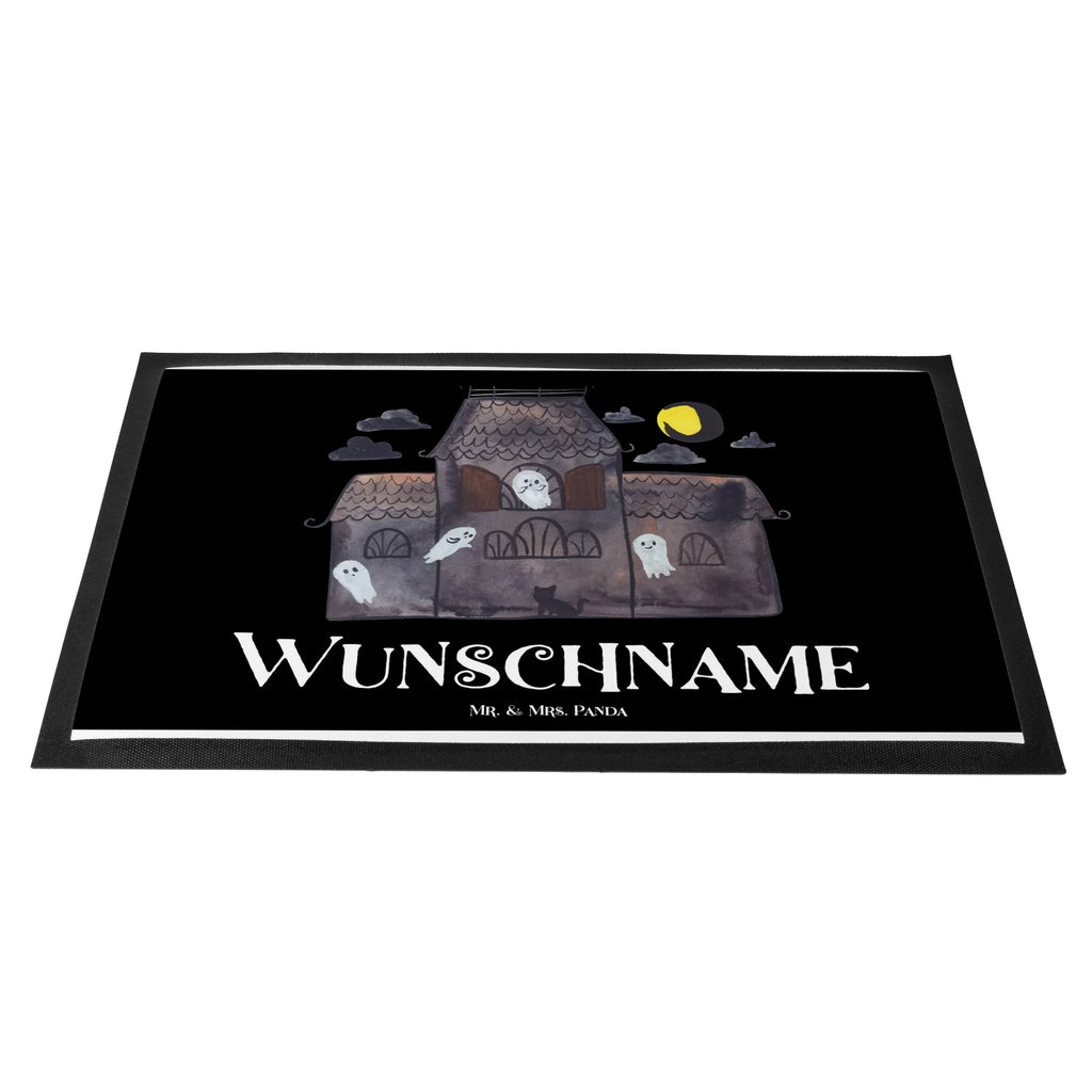 Personalized doormat Ghosts Villa Personalisieruung, Personalisiert, Wunschnamen, Haustürmatte personalisiert, Bedrucken, Fußmatte bedrucken, Türvorleger personalisiert, Fußmatte mit Namen, Namensfussmatte, Türvorleger mit Namen, Personalisierte Fußmatte, Halloween, Deko, Martinssingen, Dekoration, Geschenke, Schenken
