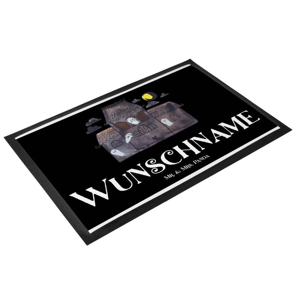 Personalized doormat Ghosts Villa Personalisieruung, Personalisiert, Wunschnamen, Haustürmatte personalisiert, Bedrucken, Fußmatte bedrucken, Türvorleger personalisiert, Fußmatte mit Namen, Namensfussmatte, Türvorleger mit Namen, Personalisierte Fußmatte, Halloween, Deko, Martinssingen, Dekoration, Geschenke, Schenken