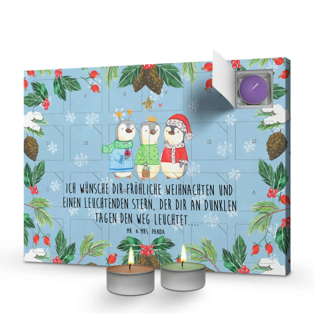 Scented candle advent calendar wintertime Holy Three Kings snow, Christmas time, Christmas Eve, Santa Claus, Christmas present, Christmas days, Epiphany