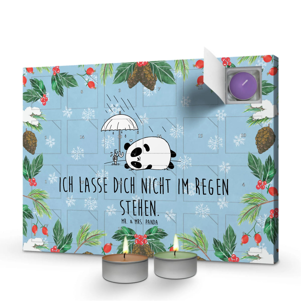 Duftkerzen Adventskalender Panda Freundschaft