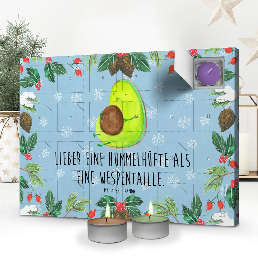 Scented candle advent calendar avocado Pipes vegetables, diet, nutrition, being fat, losing weight, chubby