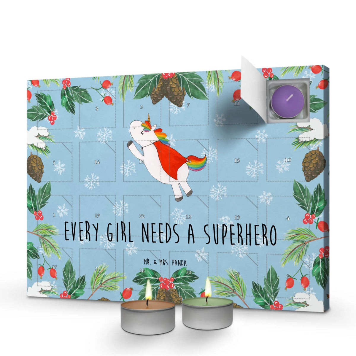 Duftkerzen Adventskalender Einhorn Super