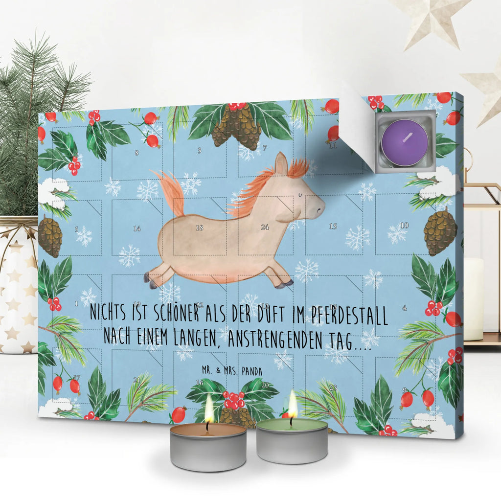 Scented candle advent calendar Horse Jump animals, farm animals, farm, riding out, horse, horses, riding, horse owner, horse stable, stable