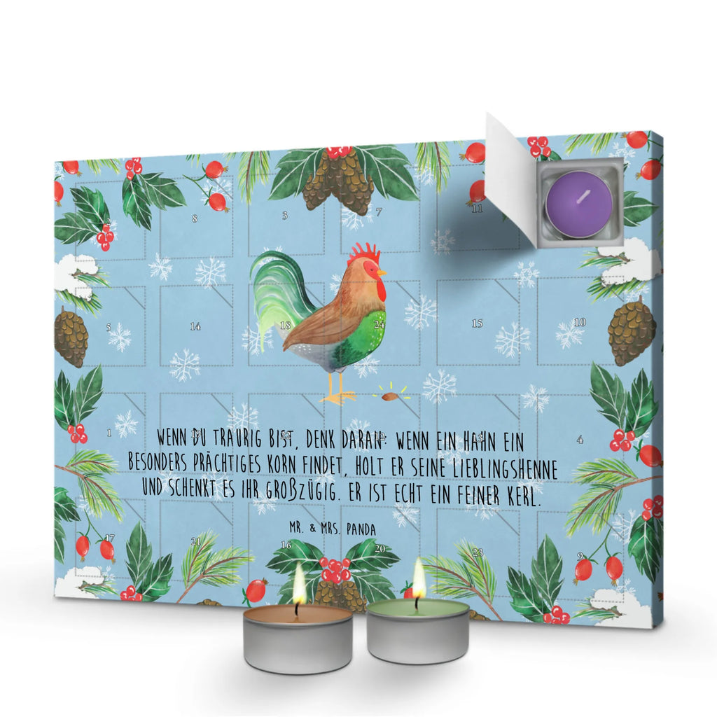Scented candle advent calendar Faucet grain animals, farm animals, farm, corn, eggs, nature, hen, cock