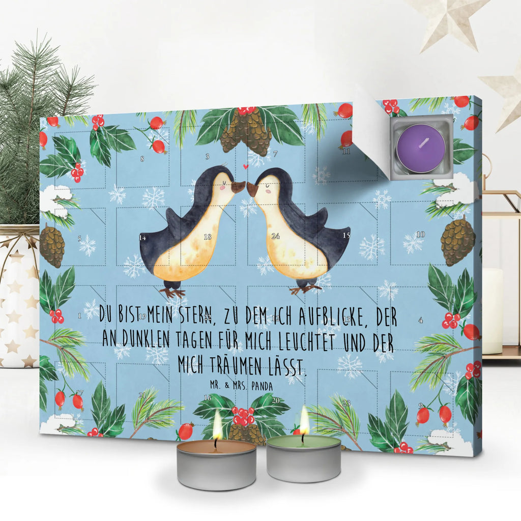Scented candle advent calendar Penguins in love Loving, Two, gift for him, gift for her, Love gift, Together, anniversary gift, Proposal of marriage, Marriage, love saying, proof of love, gift girlfriend, fiancée, gift friend, fiancé, guest gift, gift idea, pair of penguins, pair, couple. love couple, wedding, wedding anniversary, gift anniversary, anniversary, penguin love, penguins